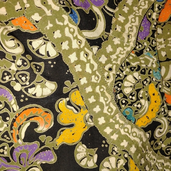 BATIK COTTON MAXI SKIRT AND BLOUSE NWOT - Picture 11 of 14